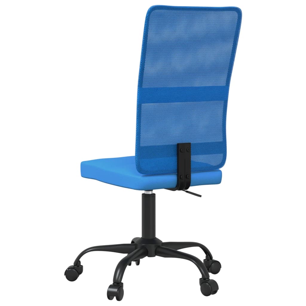 Chaise de bureau réglable en hauteur bleu tissu en maille - XIOS