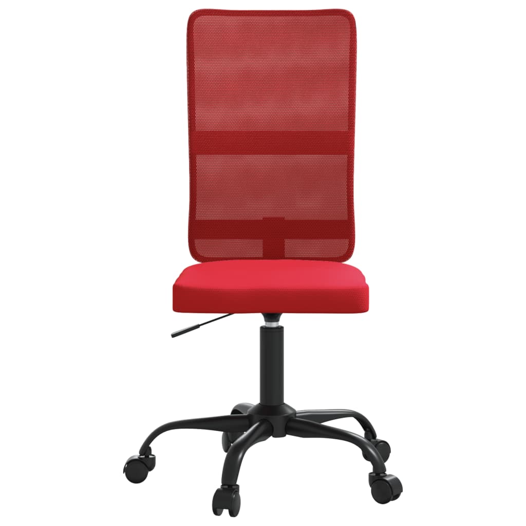 Chaise de bureau réglable en hauteur bordeaux tissu en maille - XIOS