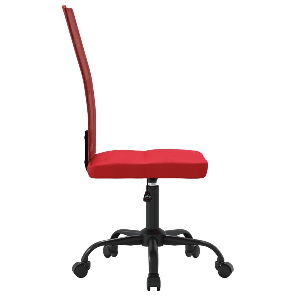 Chaise de bureau réglable en hauteur bordeaux tissu en maille - XIOS