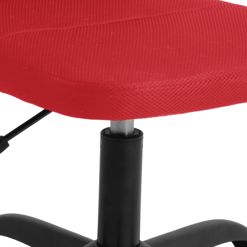 Chaise de bureau réglable en hauteur bordeaux tissu en maille - XIOS