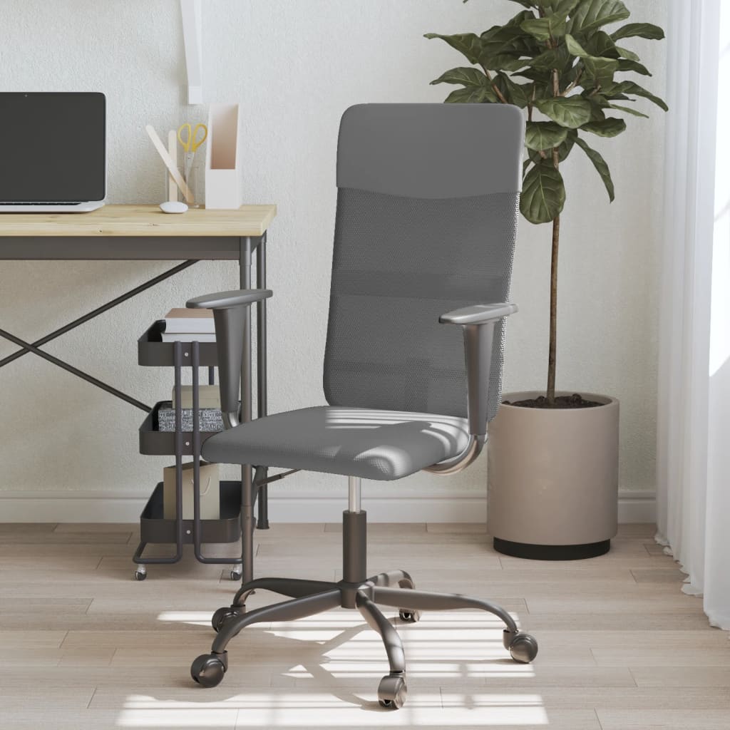 Chaise de bureau réglable en hauteur gris - XIOS