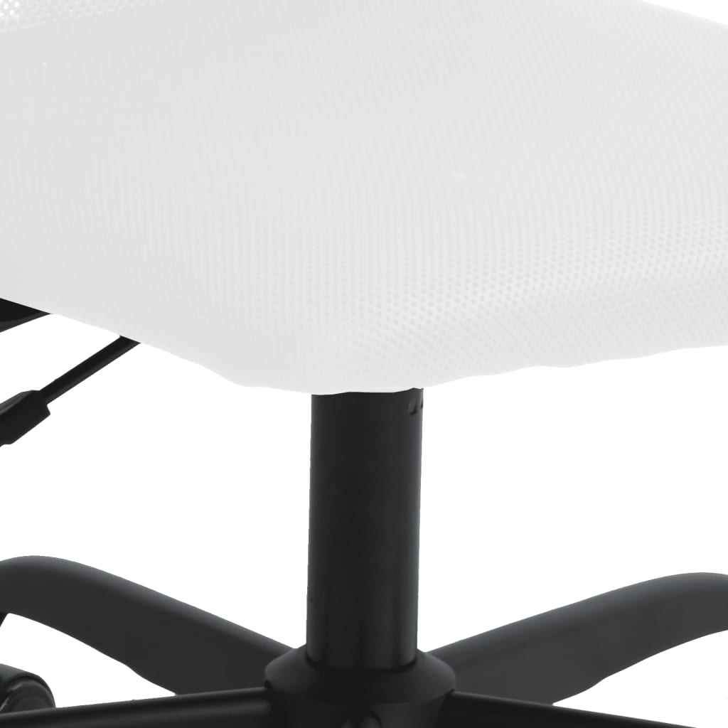 Chaise de bureau réglable en hauteur blanc