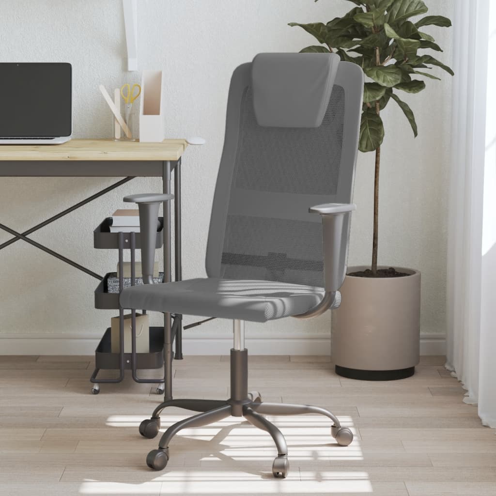 Chaise de bureau réglable en hauteur gris - XIOS