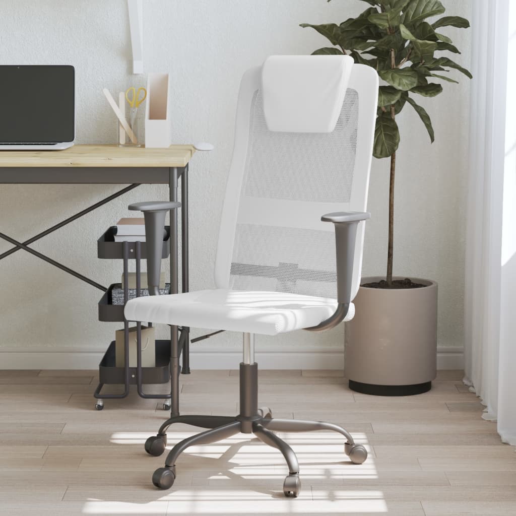 Chaise de bureau réglable en hauteur blanc - XIOS