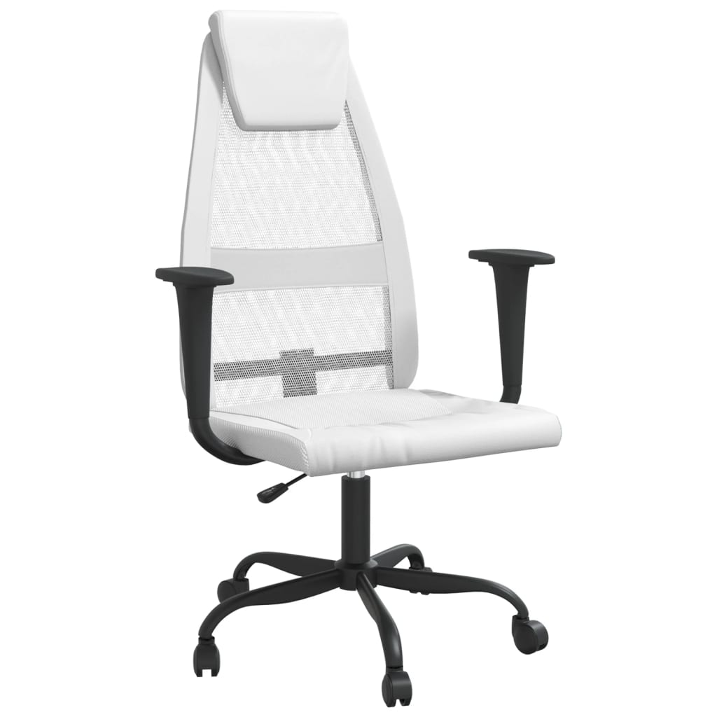 Chaise de bureau réglable en hauteur blanc - XIOS