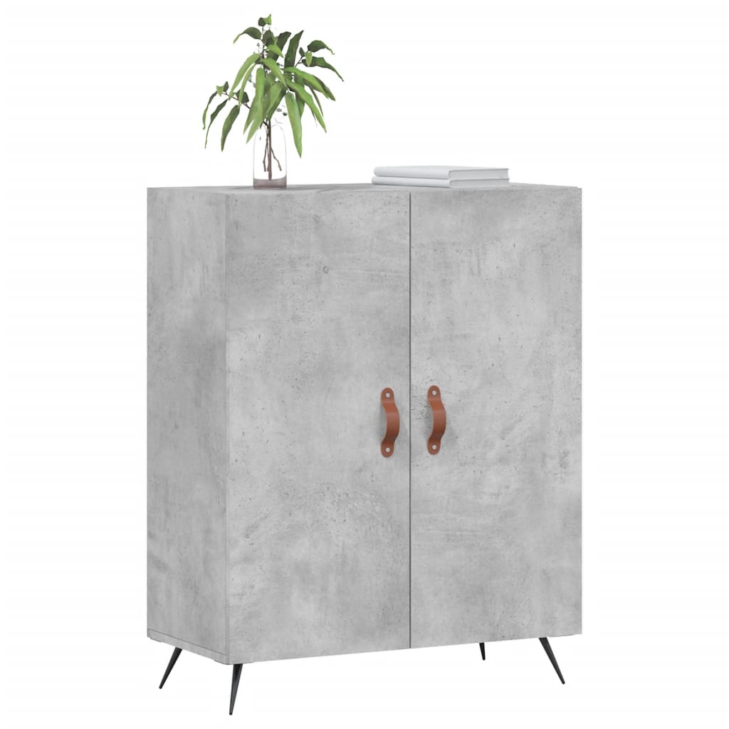Buffet gris béton 69,5x34x90 cm bois d'ingénierie - XIOS