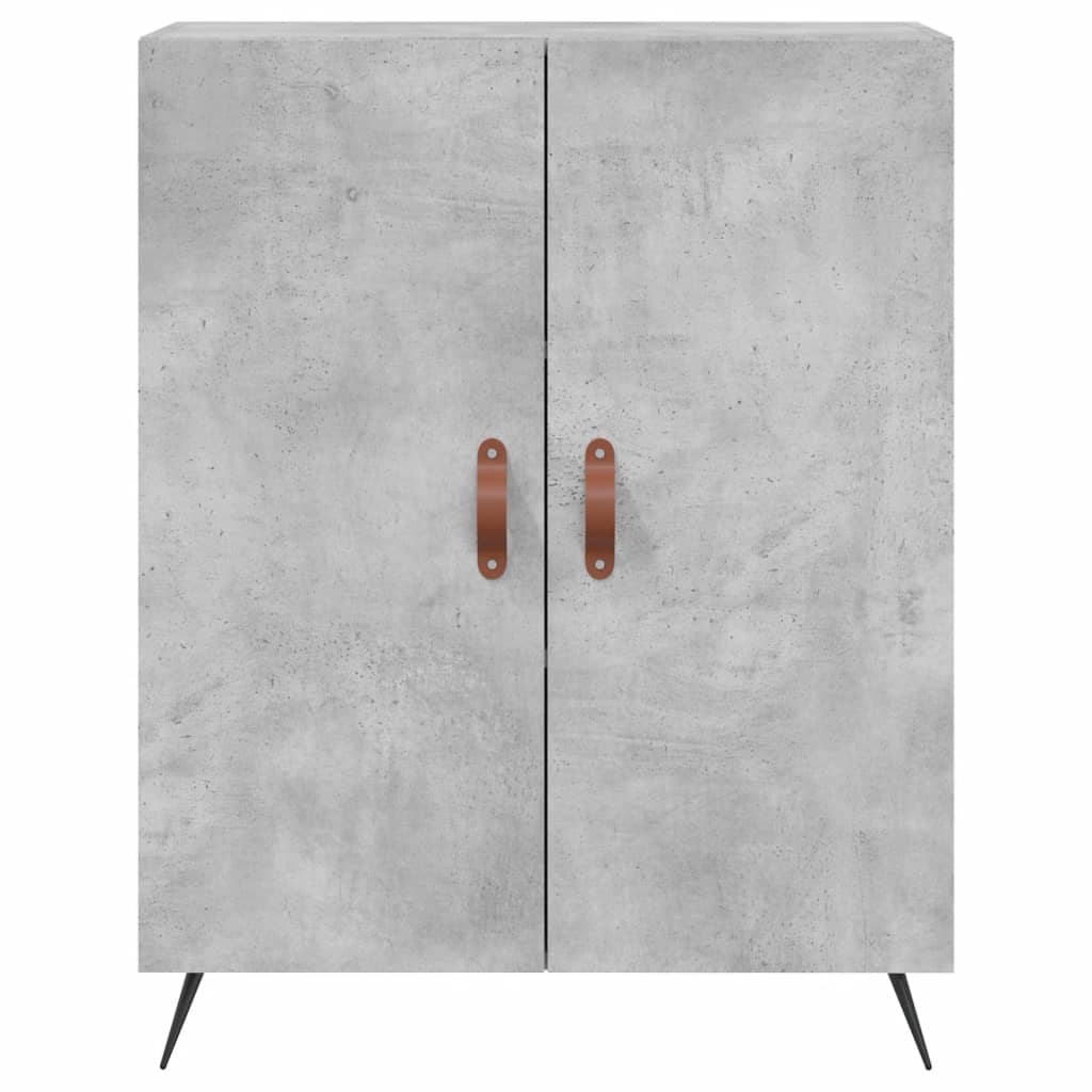 Buffet gris béton 69,5x34x90 cm bois d'ingénierie - XIOS