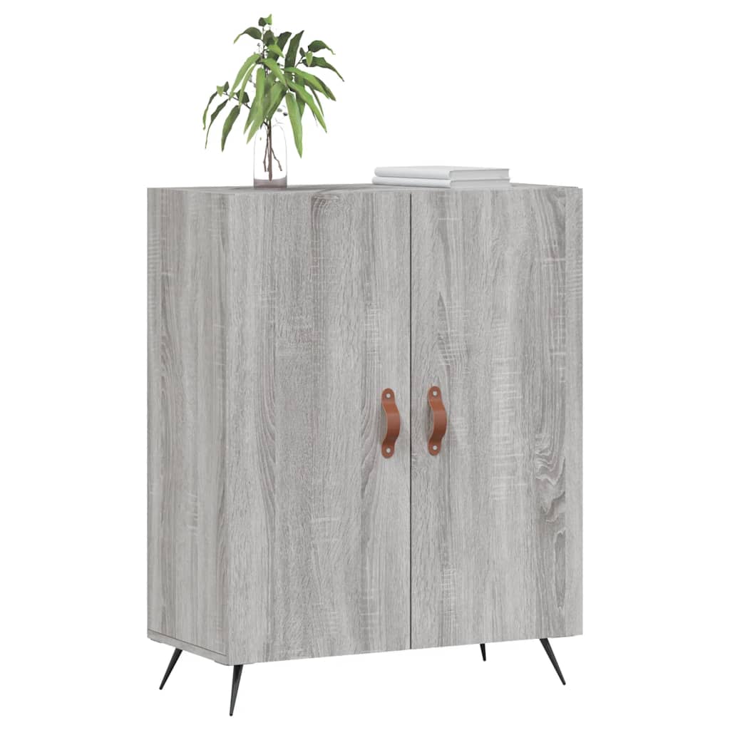 Buffet sonoma gris 69,5x34x90 cm bois d'ingénierie - XIOS