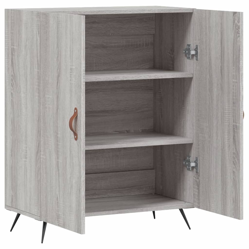 Buffet sonoma gris 69,5x34x90 cm bois d'ingénierie - XIOS
