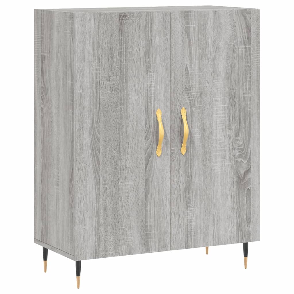 Buffet sonoma gris 69,5x34x90 cm bois d'ingénierie - XIOS