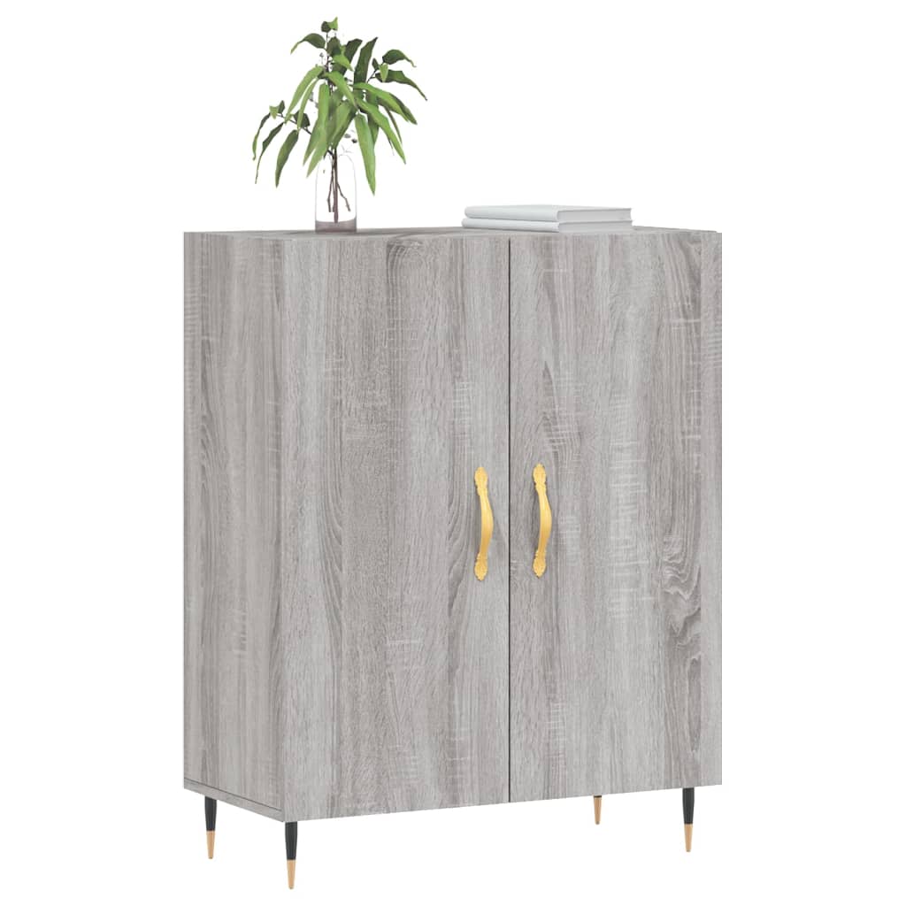 Buffet sonoma gris 69,5x34x90 cm bois d'ingénierie - XIOS