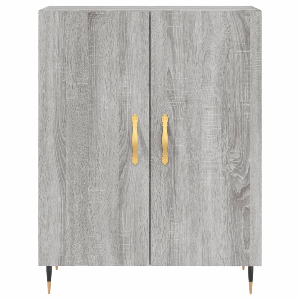 Buffet sonoma gris 69,5x34x90 cm bois d'ingénierie - XIOS