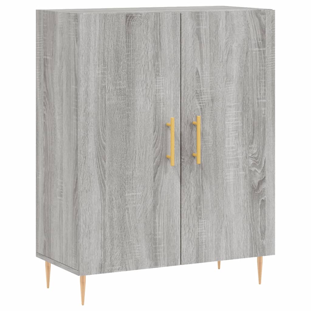Buffet sonoma gris 69,5x34x90 cm bois d'ingénierie - XIOS