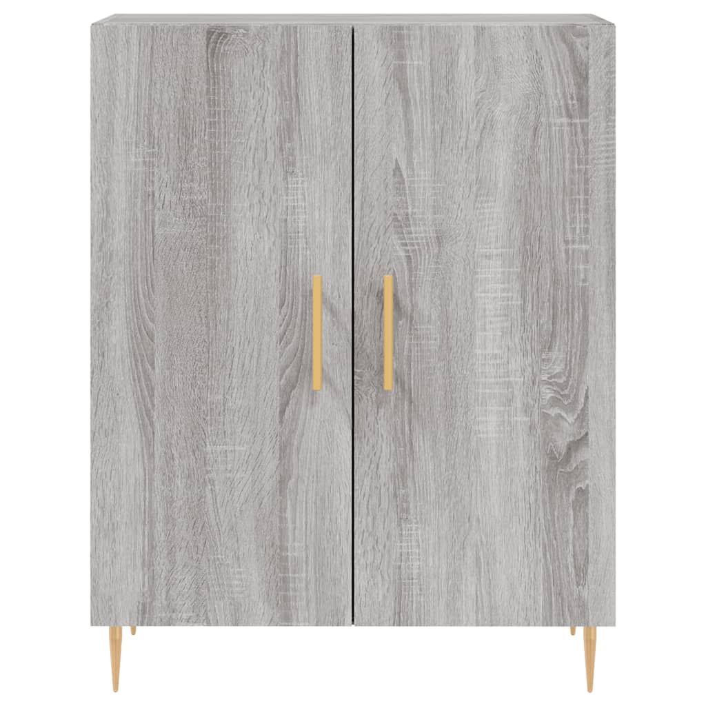 Buffet sonoma gris 69,5x34x90 cm bois d'ingénierie - XIOS