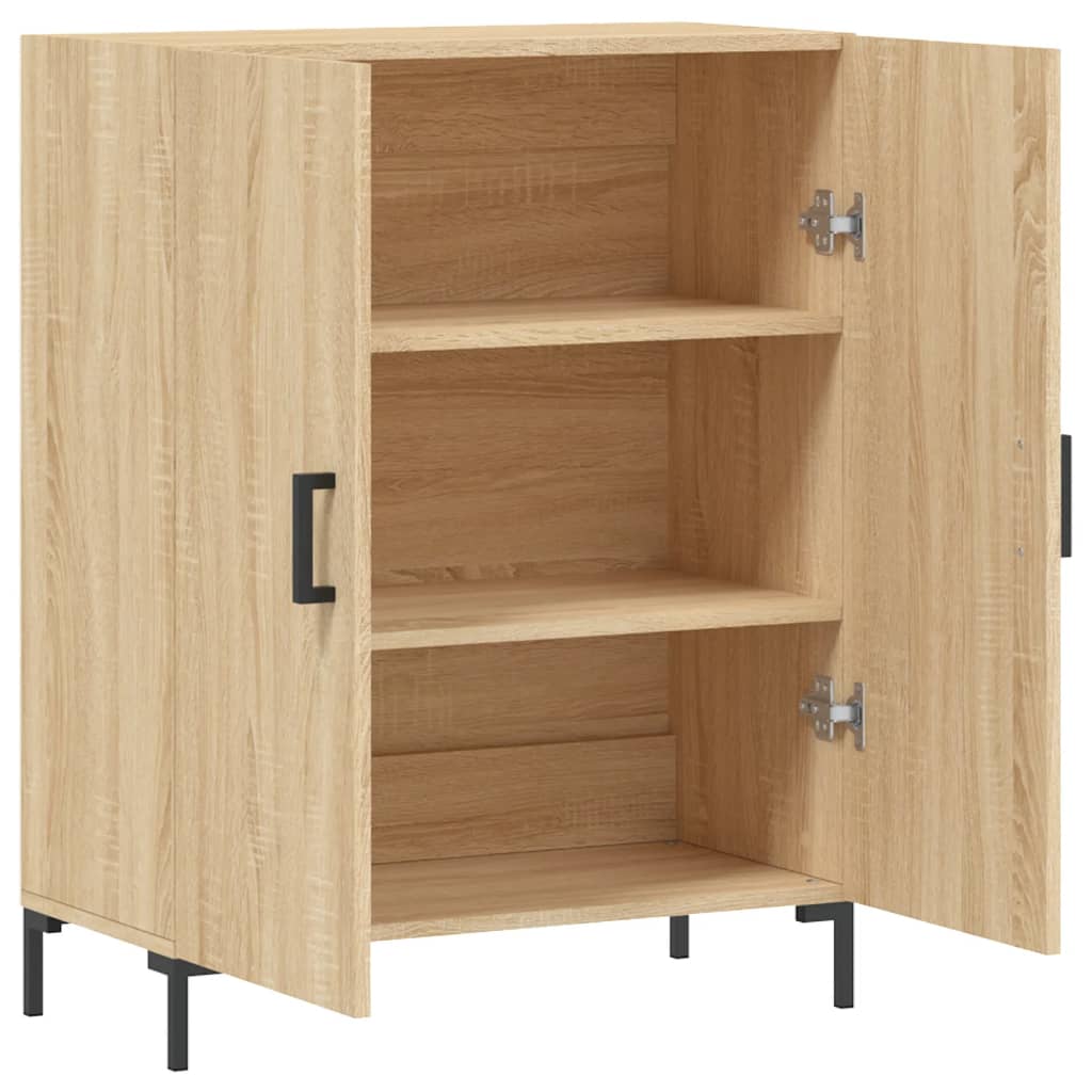 Buffet chêne sonoma 69,5x34x90 cm bois d'ingénierie - XIOS