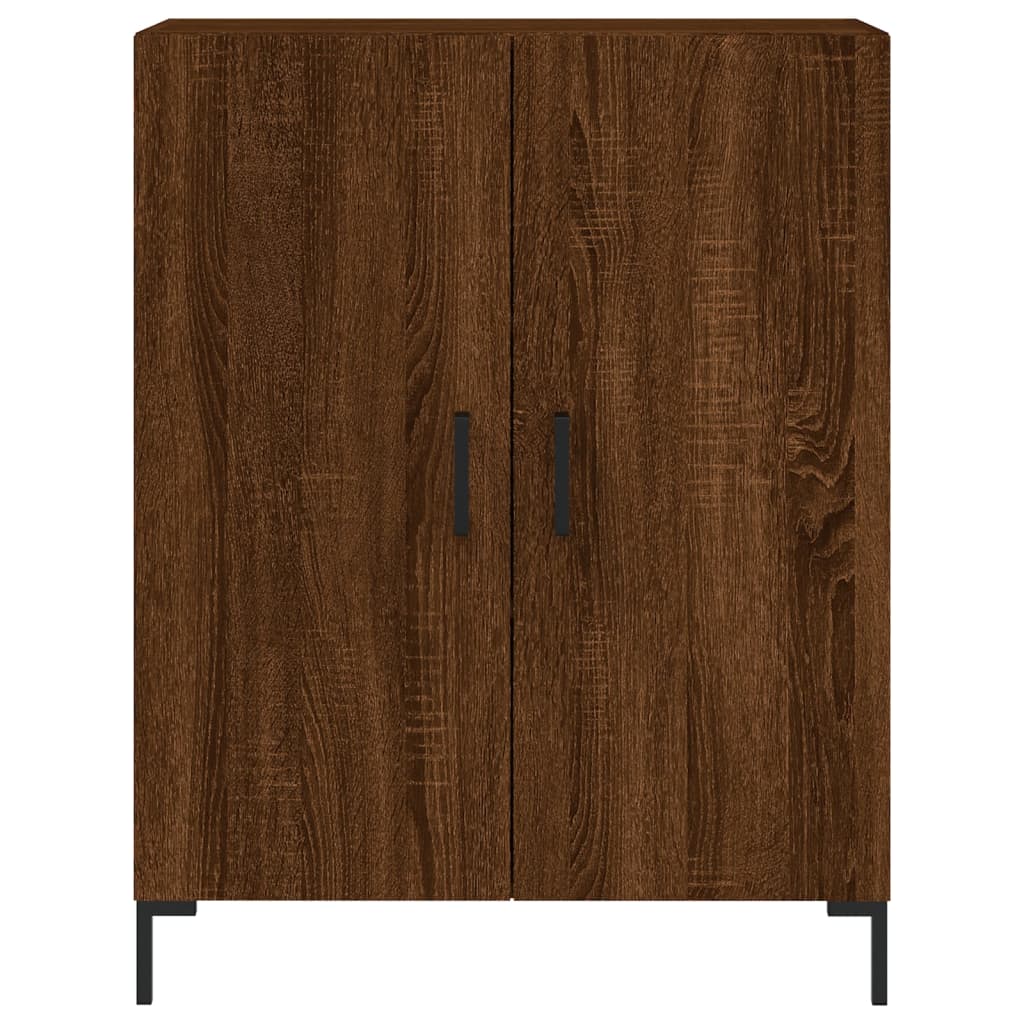 Buffet chêne marron 69,5x34x90 cm bois d'ingénierie - XIOS