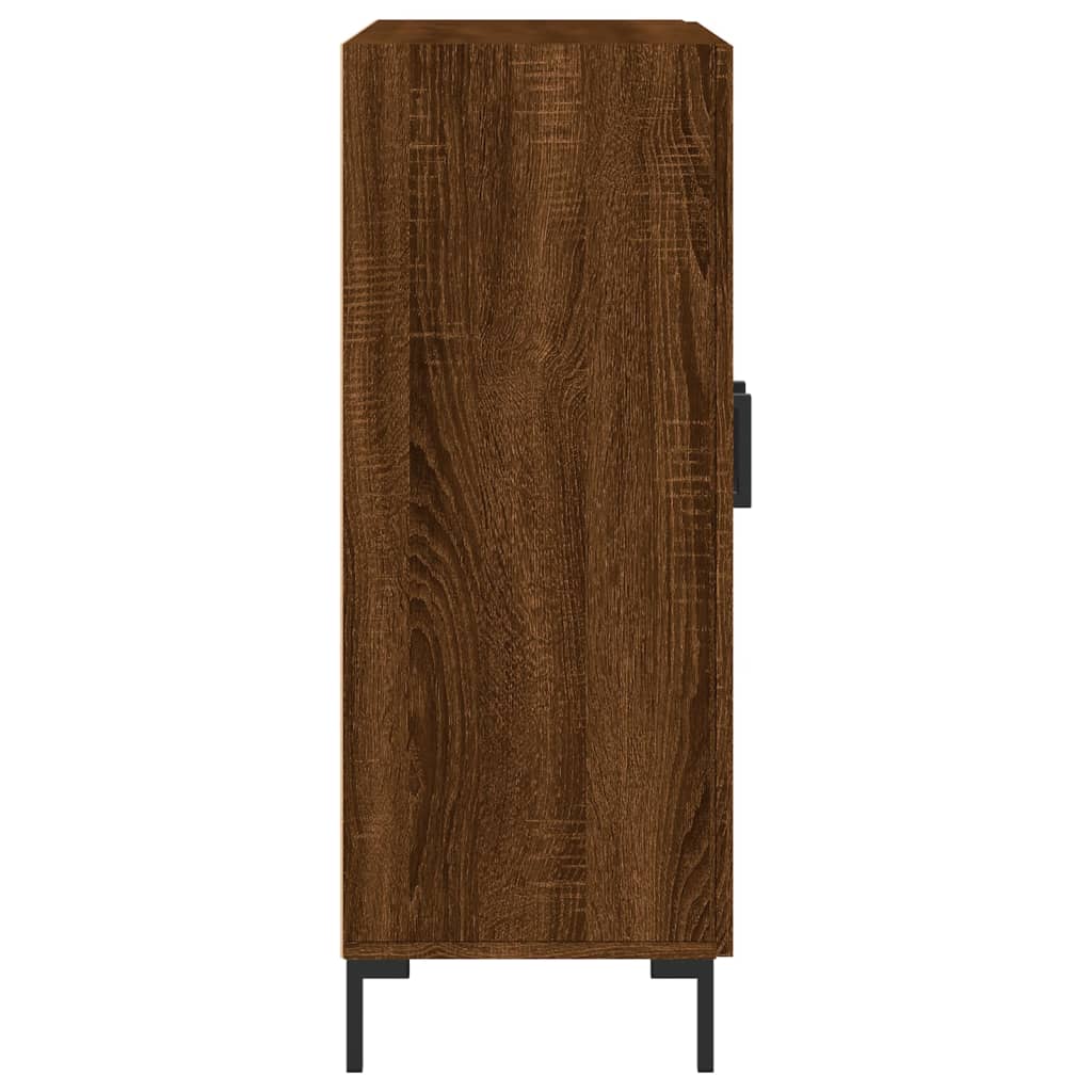Buffet chêne marron 69,5x34x90 cm bois d'ingénierie - XIOS