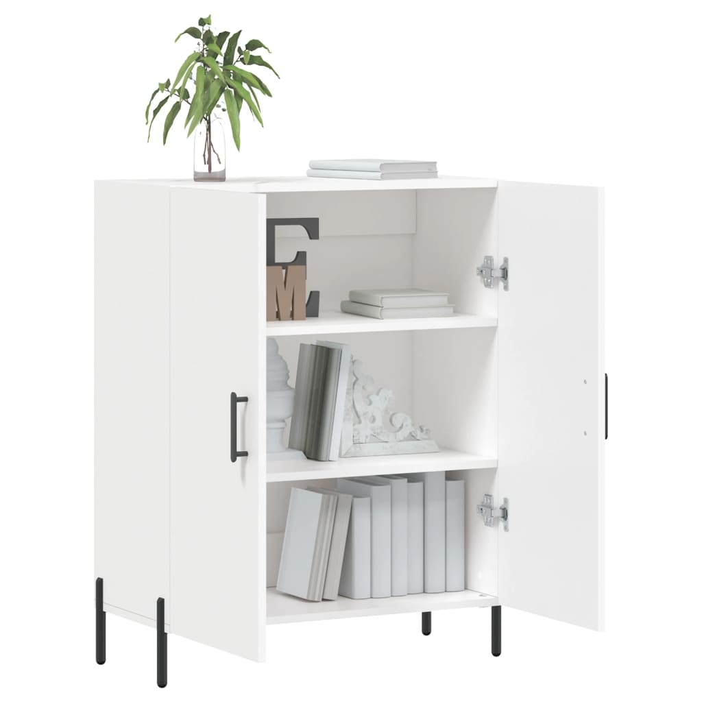 Buffet blanc 69,5x34x90 cm bois d'ingénierie - XIOS