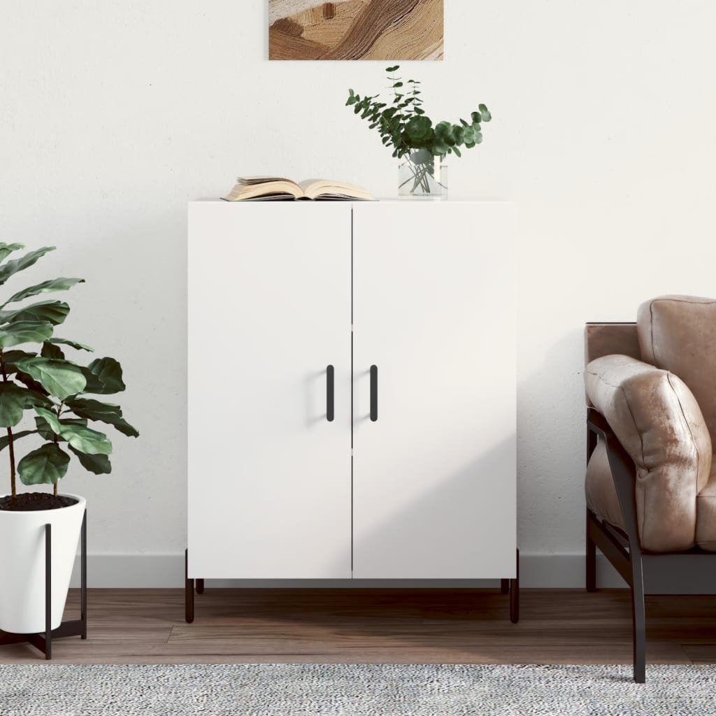 Buffet blanc 69,5x34x90 cm bois d'ingénierie - XIOS
