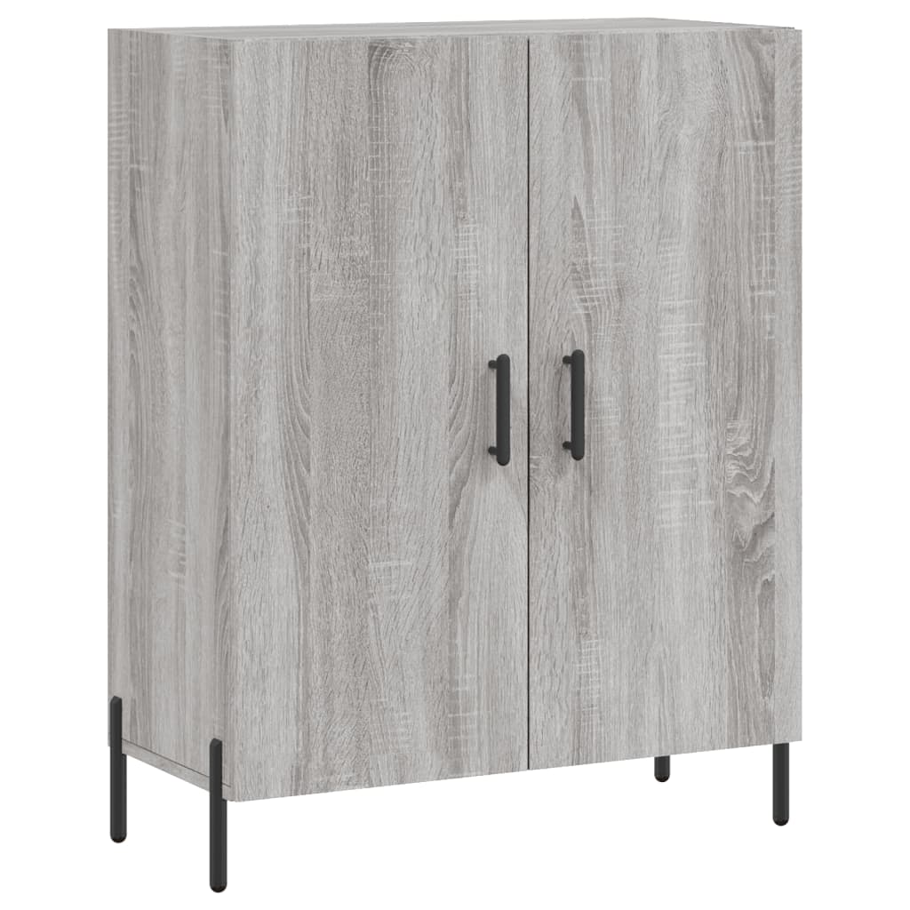 Buffet sonoma gris 69,5x34x90 cm bois d'ingénierie - XIOS