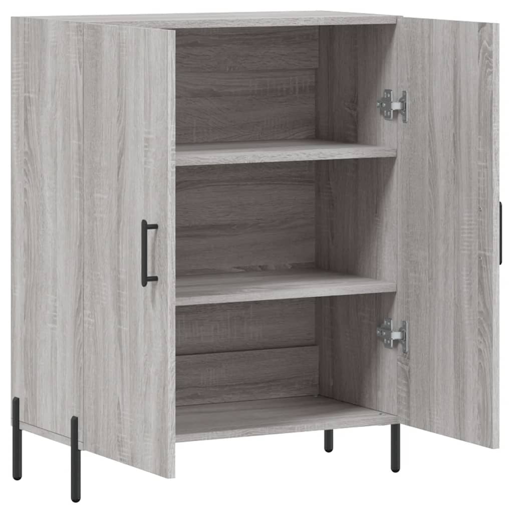 Buffet sonoma gris 69,5x34x90 cm bois d'ingénierie - XIOS
