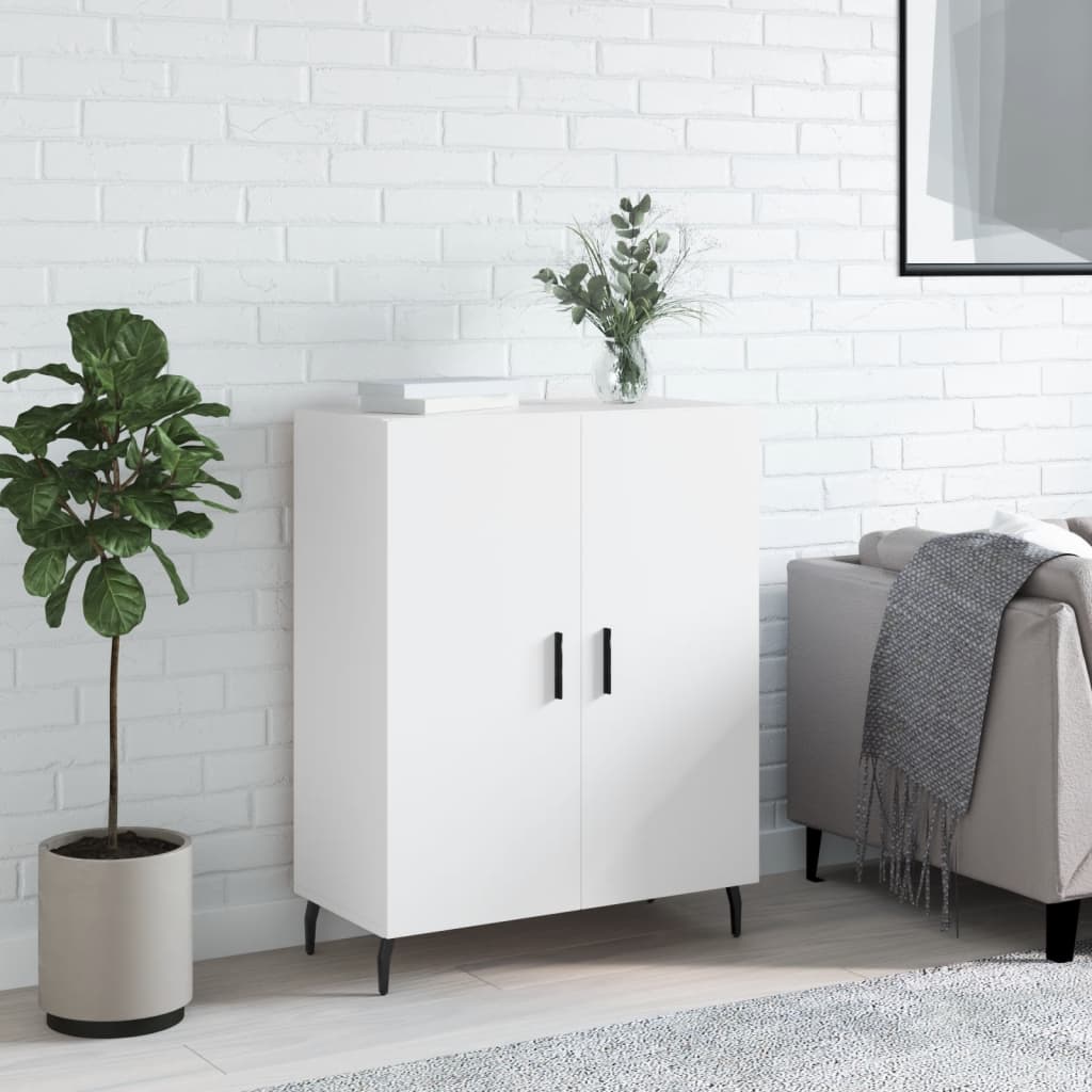 Buffet blanc 69,5x34x90 cm bois d'ingénierie - XIOS
