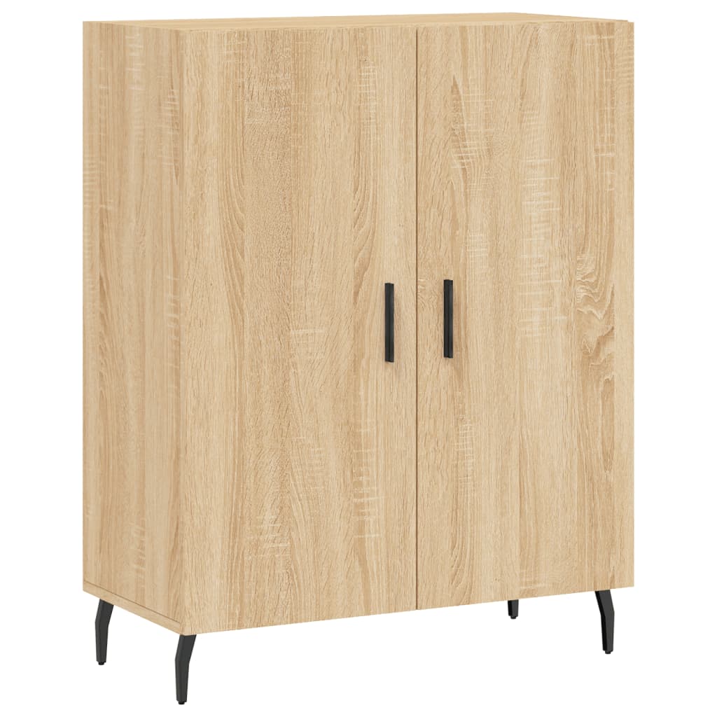 Buffet chêne sonoma 69,5x34x90 cm bois d'ingénierie - XIOS
