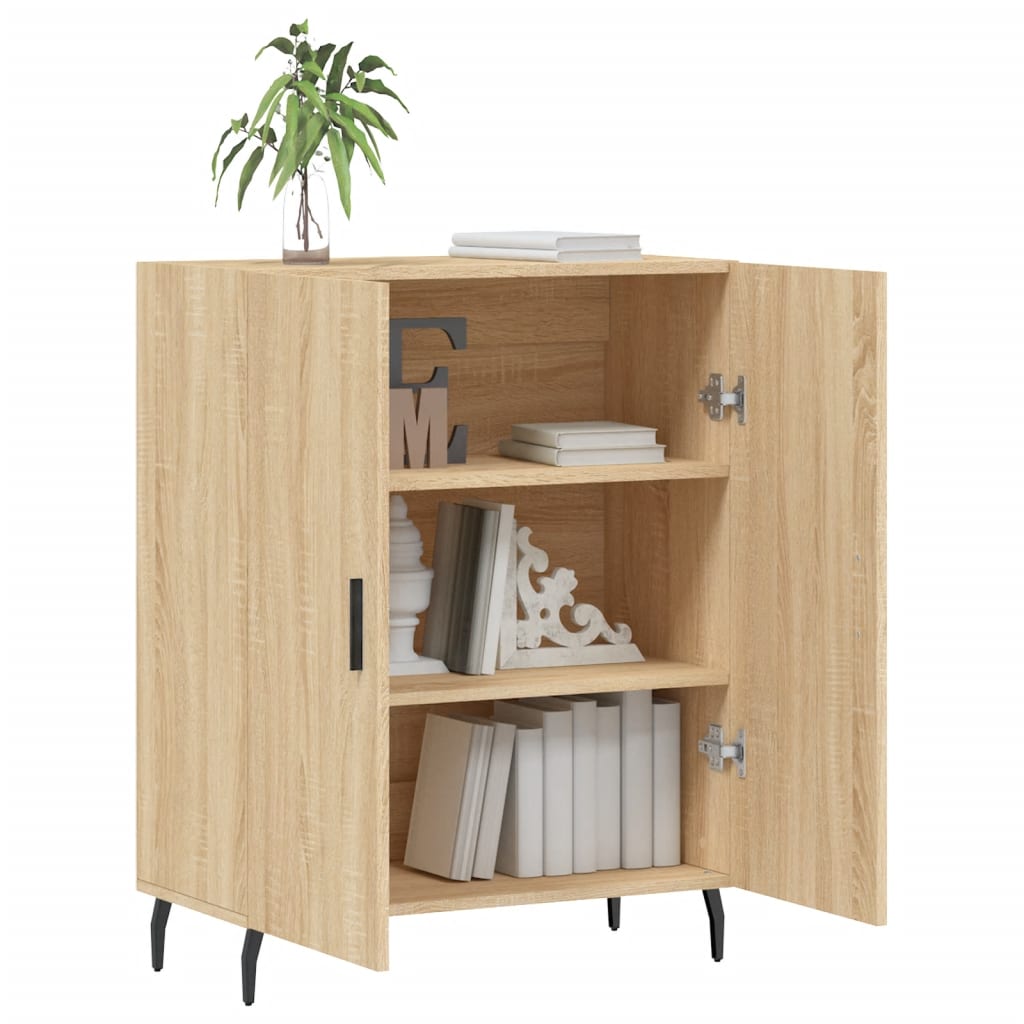 Buffet chêne sonoma 69,5x34x90 cm bois d'ingénierie - XIOS