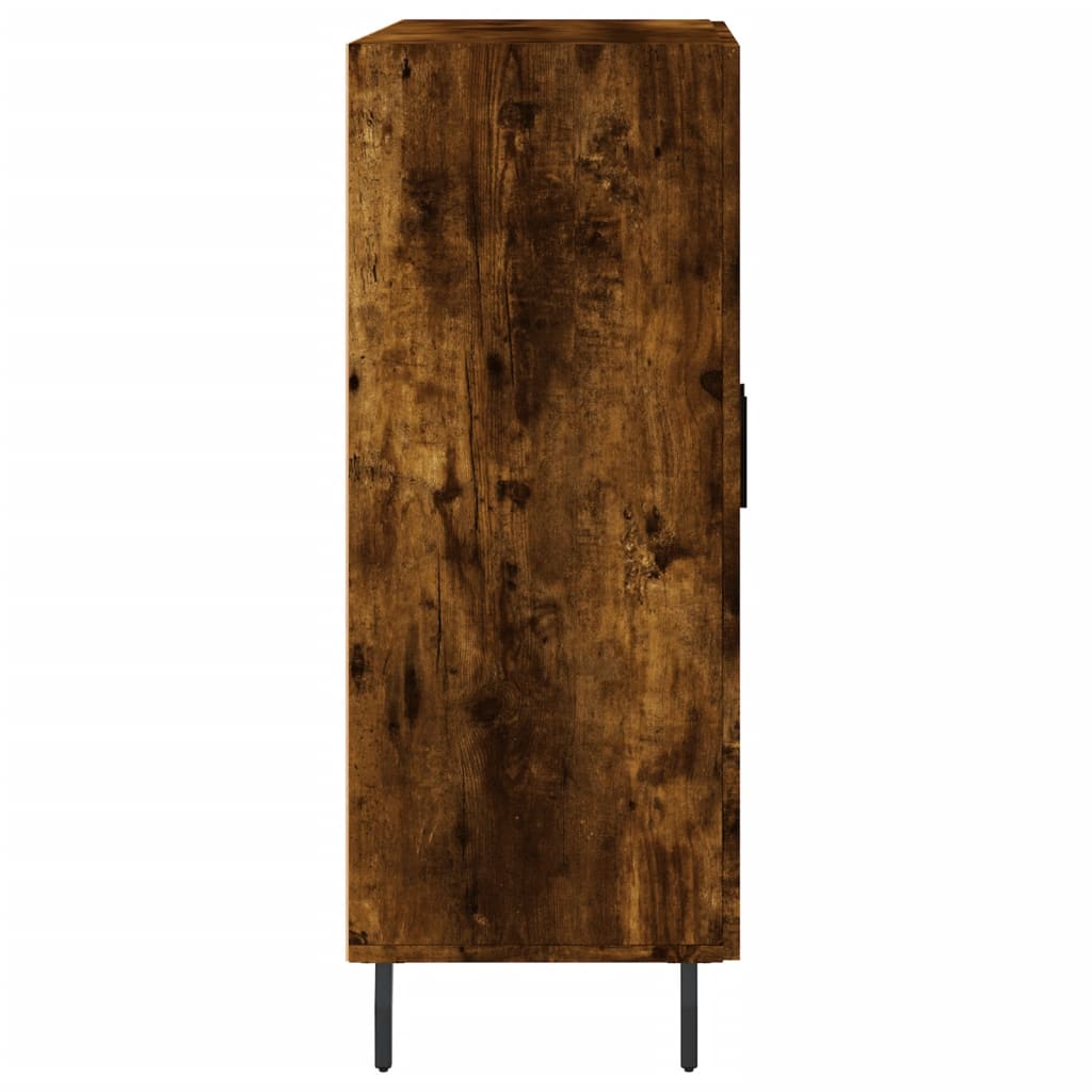 Buffet chêne fumé 69,5x34x90 cm bois d'ingénierie - XIOS
