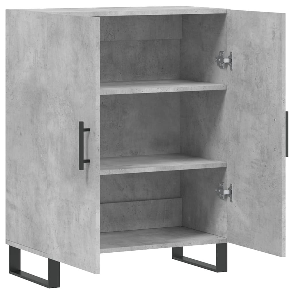 Buffet gris béton 69,5x34x90 cm bois d'ingénierie - XIOS