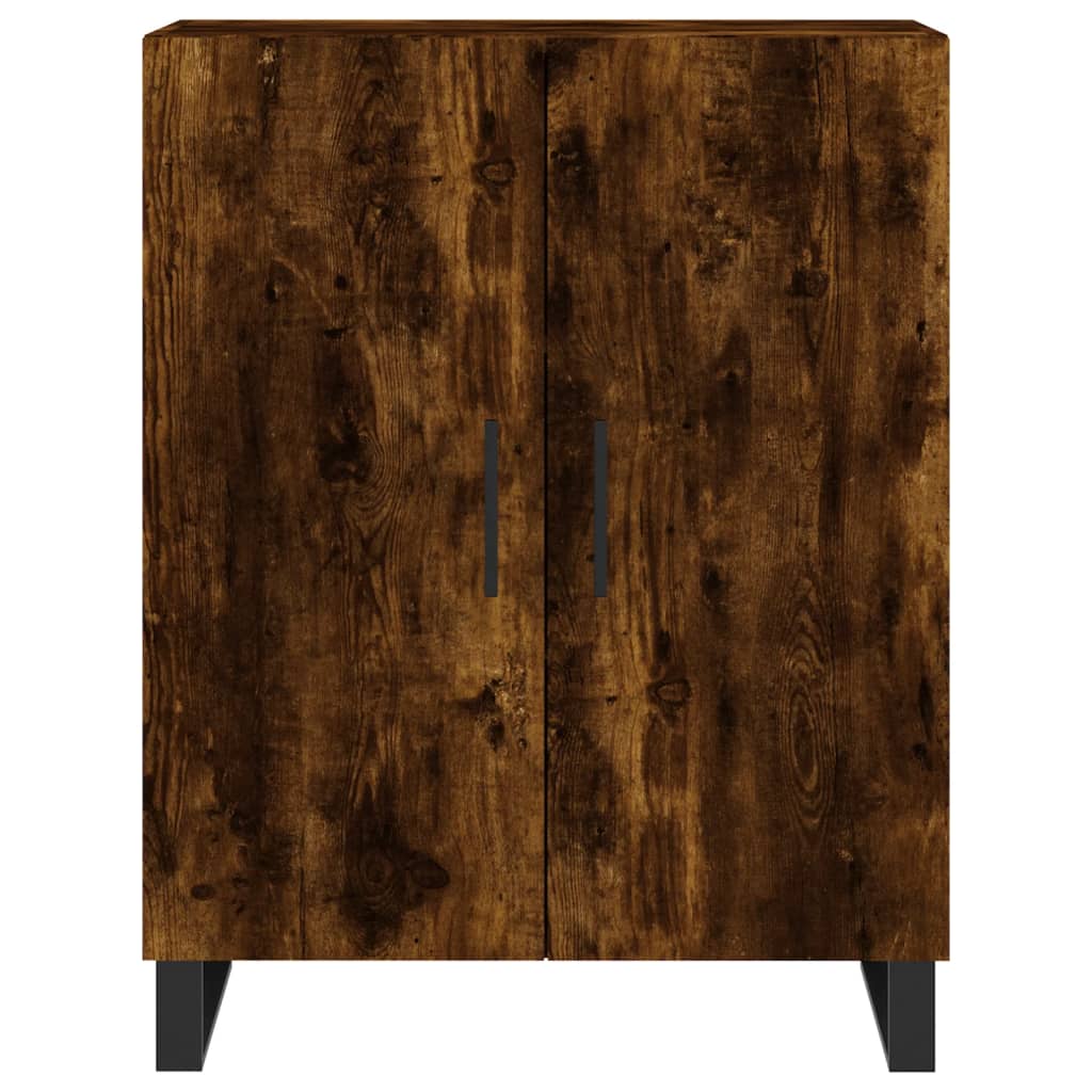 Buffet chêne fumé 69,5x34x90 cm bois d'ingénierie - XIOS