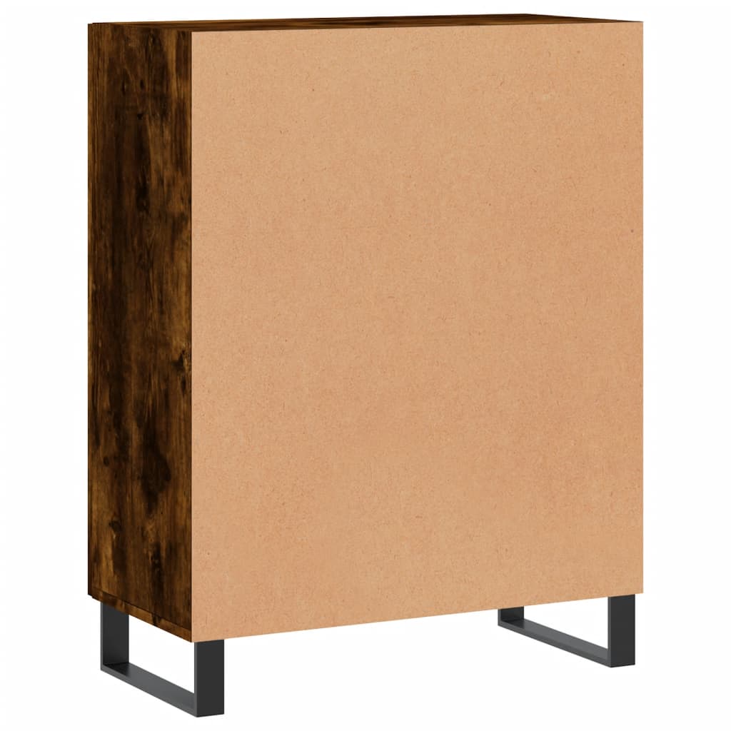 Buffet chêne fumé 69,5x34x90 cm bois d'ingénierie - XIOS
