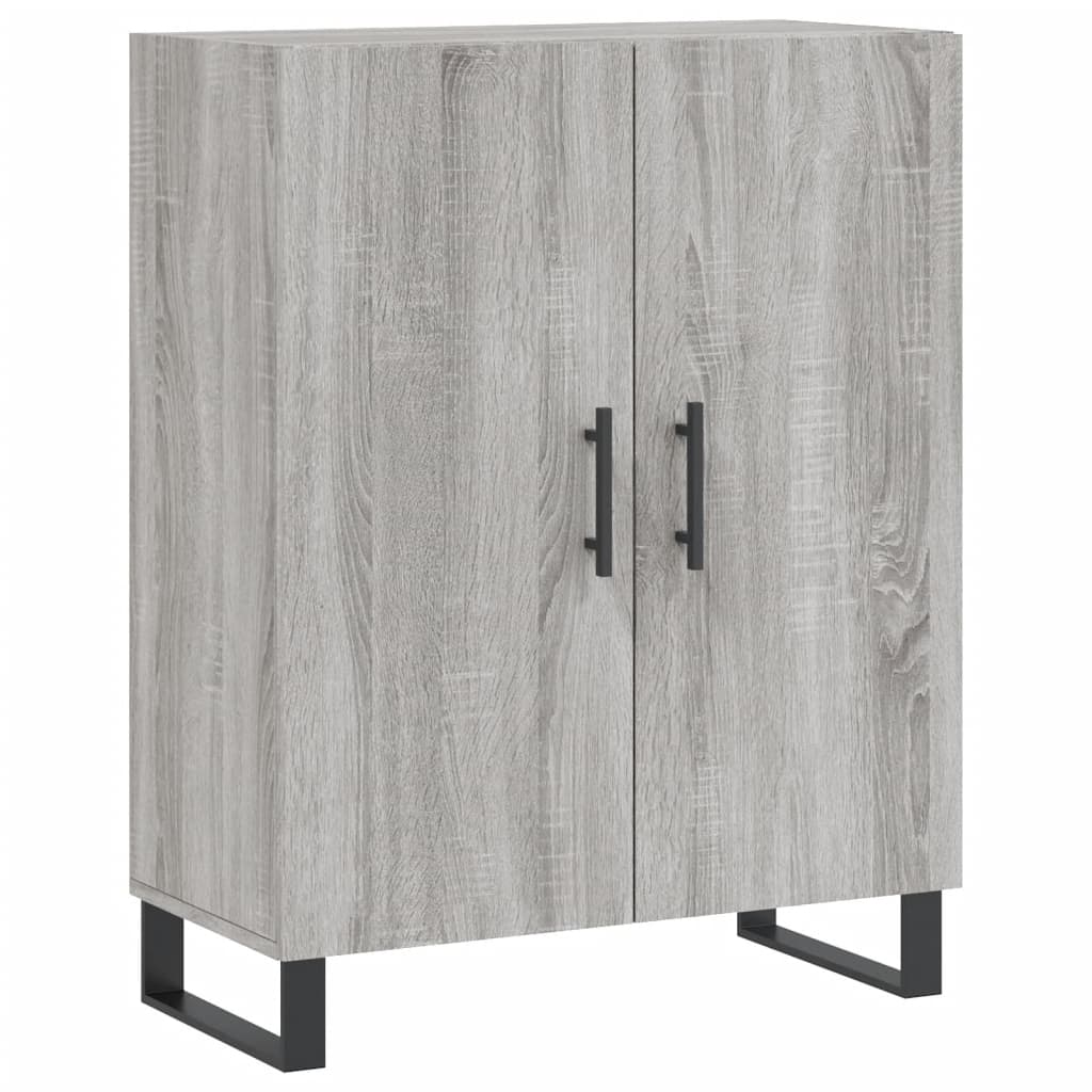 Buffet sonoma gris 69,5x34x90 cm bois d'ingénierie - XIOS