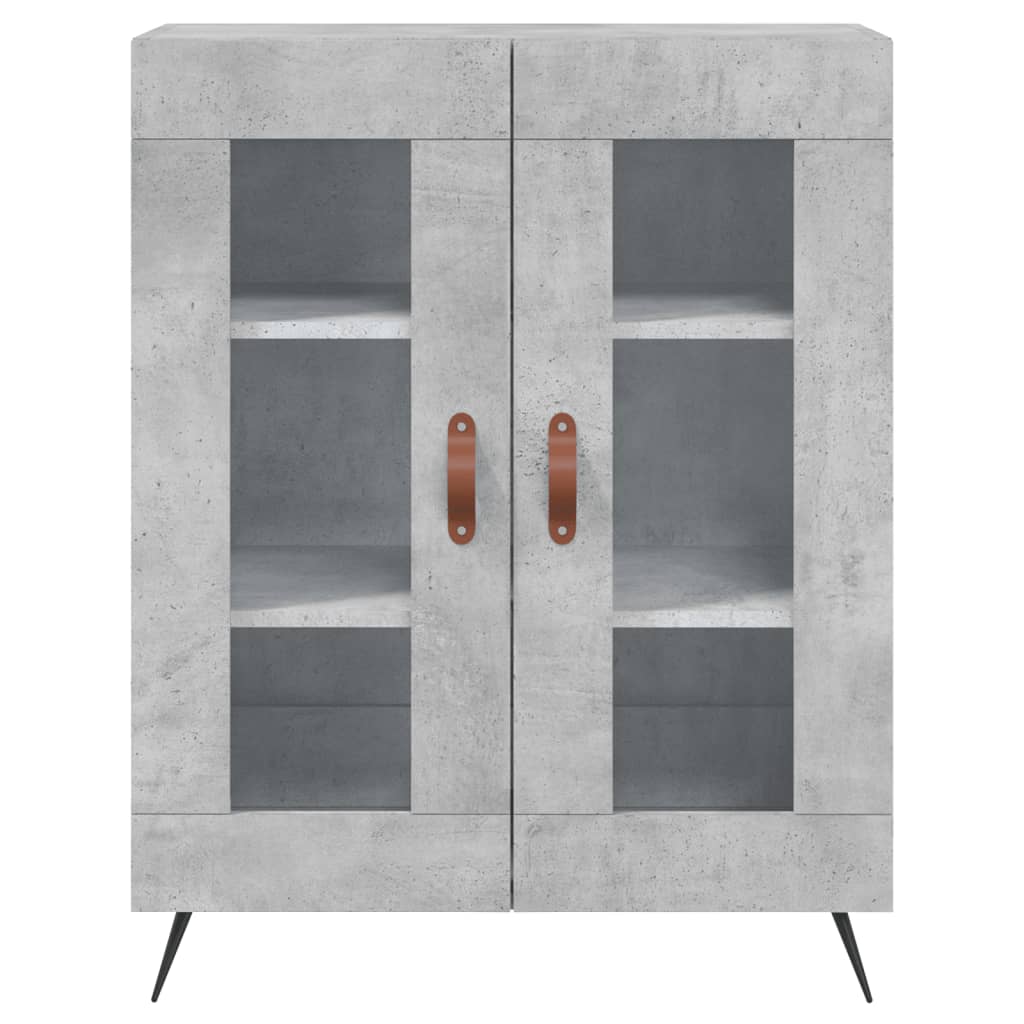 Buffet gris béton 69,5x34x90 cm bois d'ingénierie - XIOS