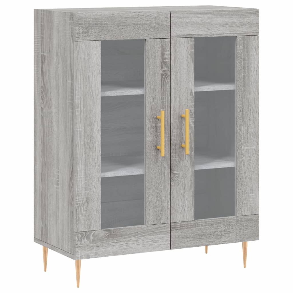 Buffet sonoma gris 69,5x34x90 cm bois d'ingénierie - XIOS