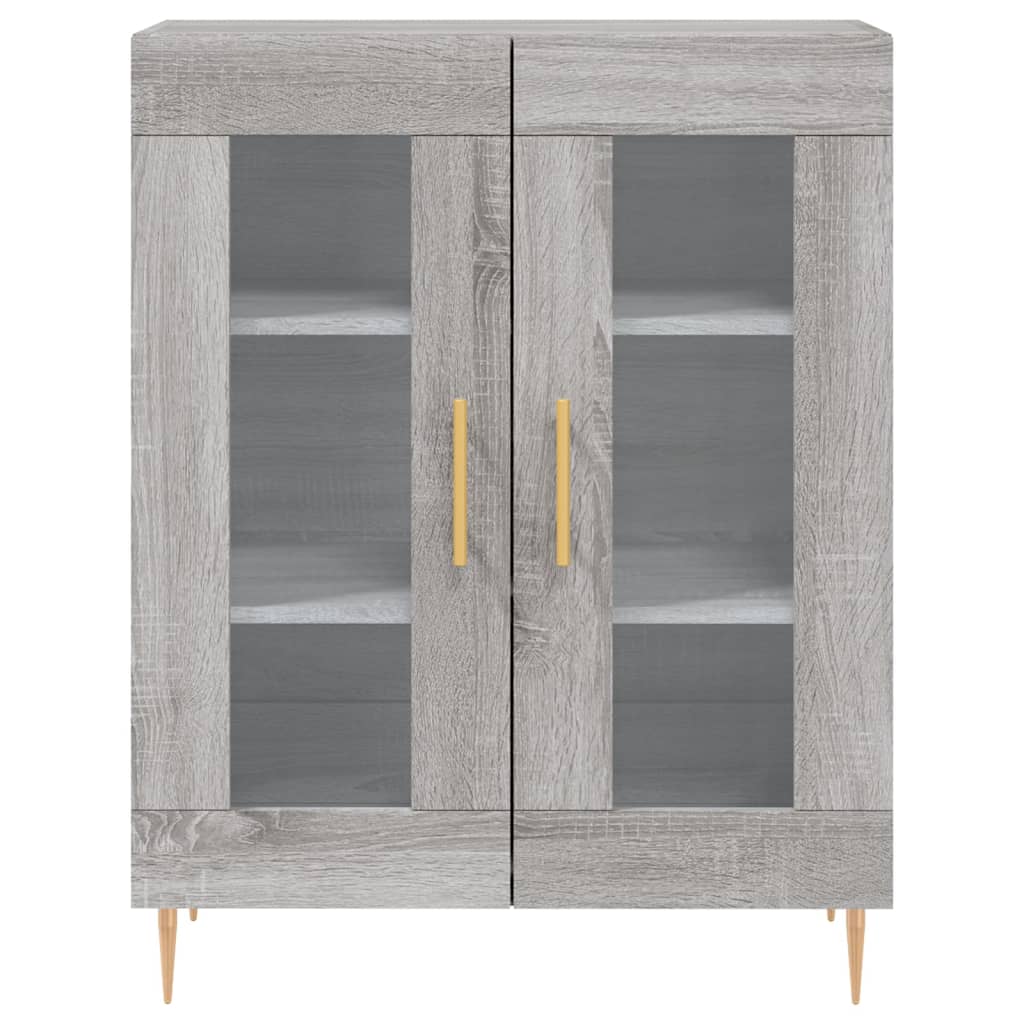 Buffet sonoma gris 69,5x34x90 cm bois d'ingénierie - XIOS