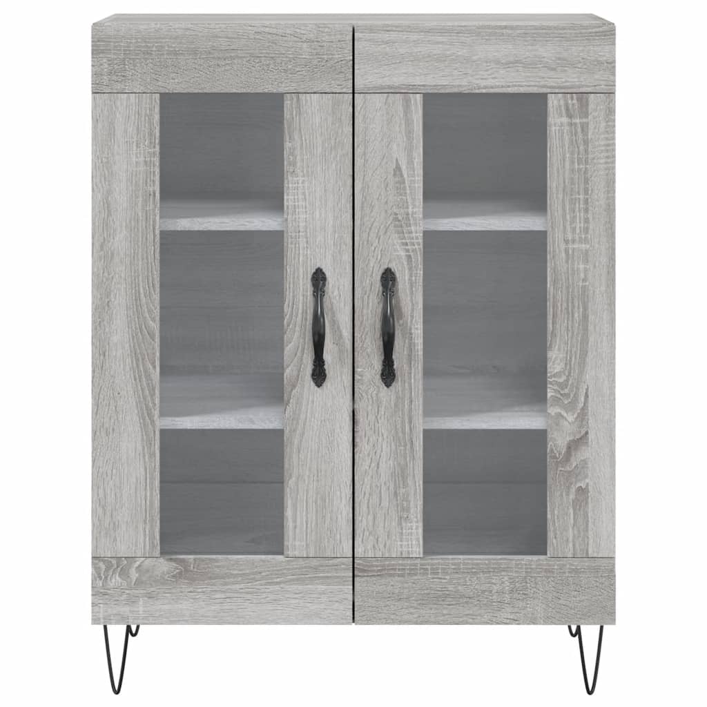 Buffet sonoma gris 69,5x34x90 cm bois d'ingénierie - XIOS