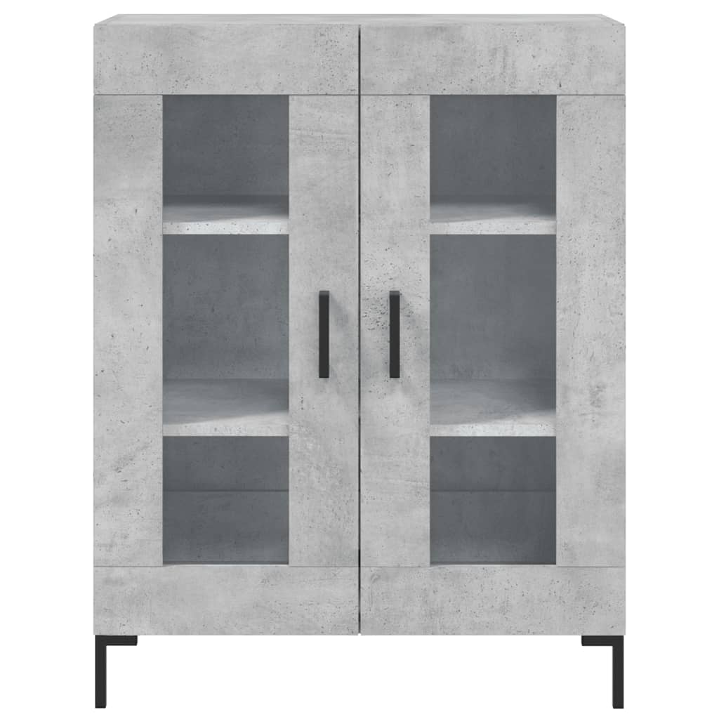 Buffet gris béton 69,5x34x90 cm bois d'ingénierie - XIOS