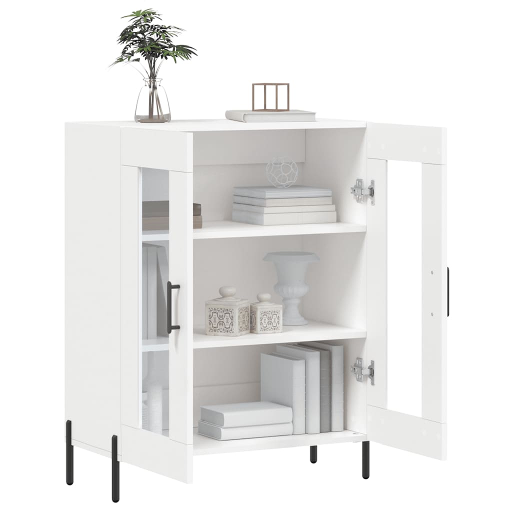 Buffet blanc 69,5x34x90 cm bois d'ingénierie - XIOS