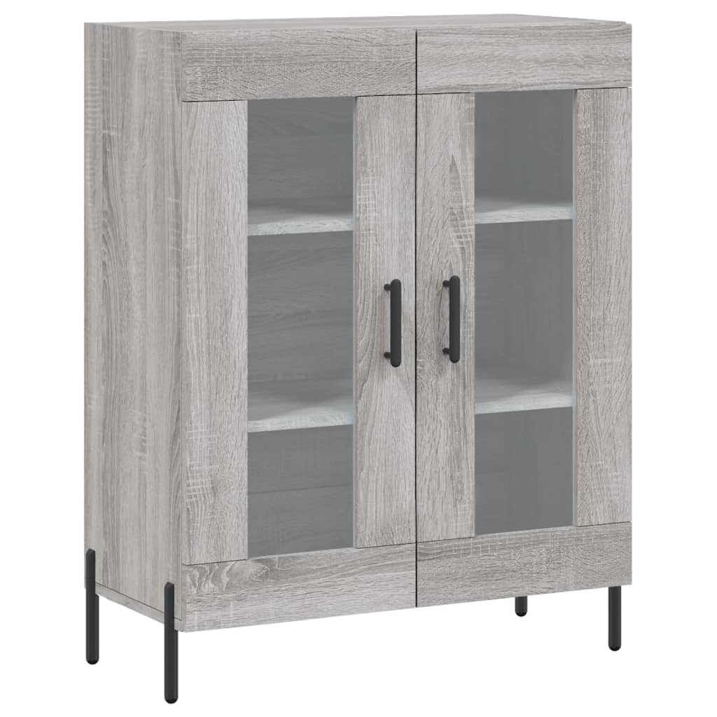 Buffet sonoma gris 69,5x34x90 cm bois d'ingénierie - XIOS