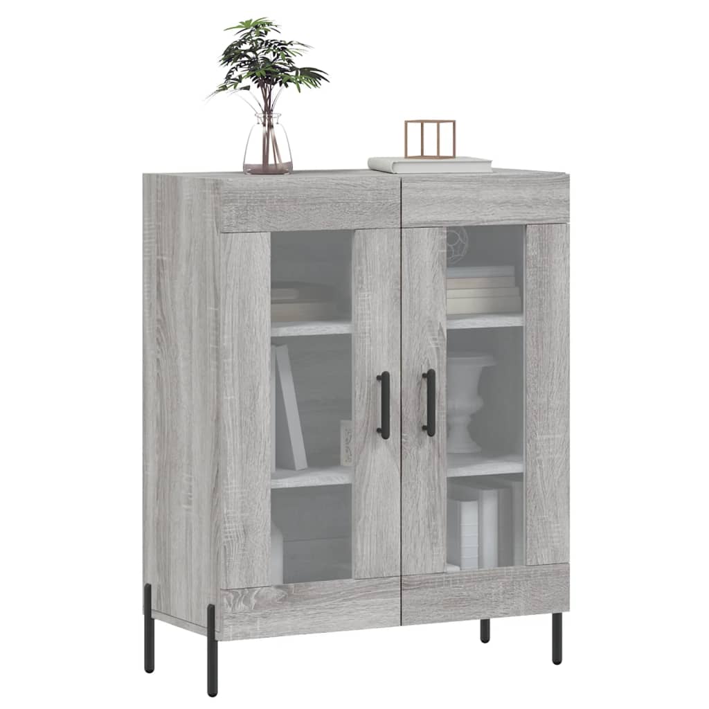 Buffet sonoma gris 69,5x34x90 cm bois d'ingénierie - XIOS