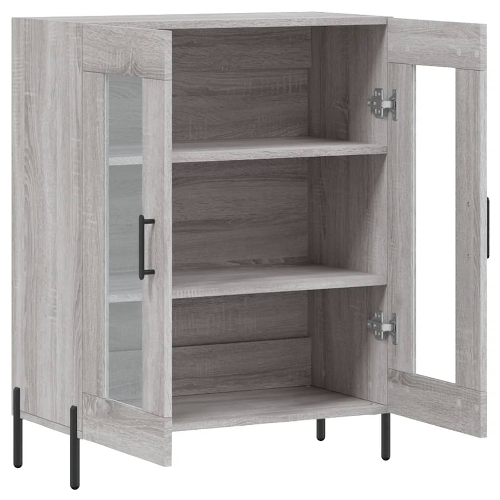 Buffet sonoma gris 69,5x34x90 cm bois d'ingénierie - XIOS