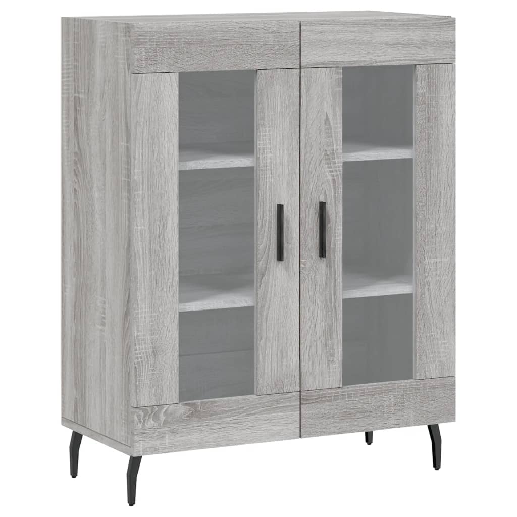 Buffet sonoma gris 69,5x34x90 cm bois d'ingénierie - XIOS
