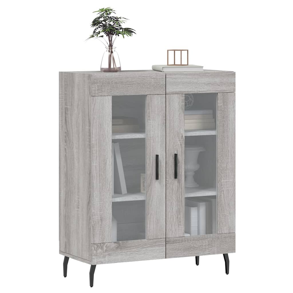 Buffet sonoma gris 69,5x34x90 cm bois d'ingénierie - XIOS