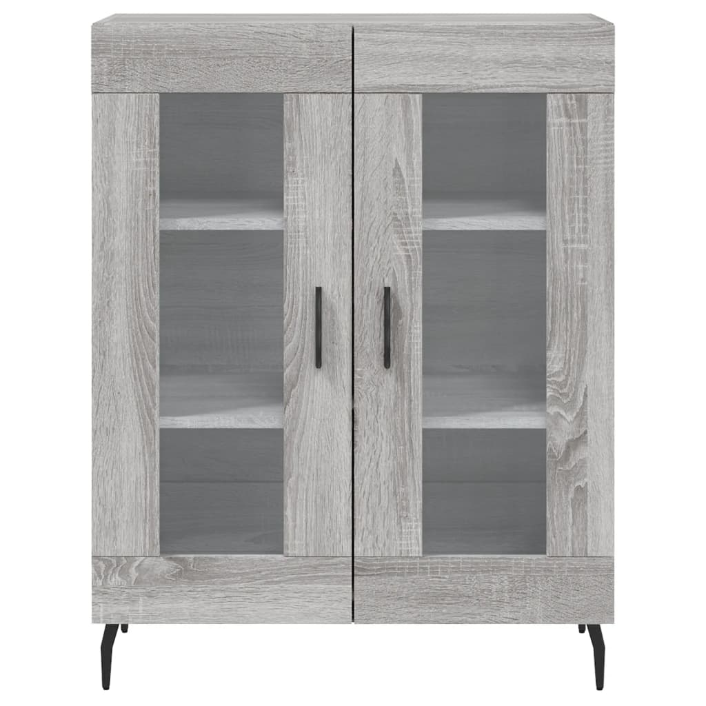Buffet sonoma gris 69,5x34x90 cm bois d'ingénierie - XIOS
