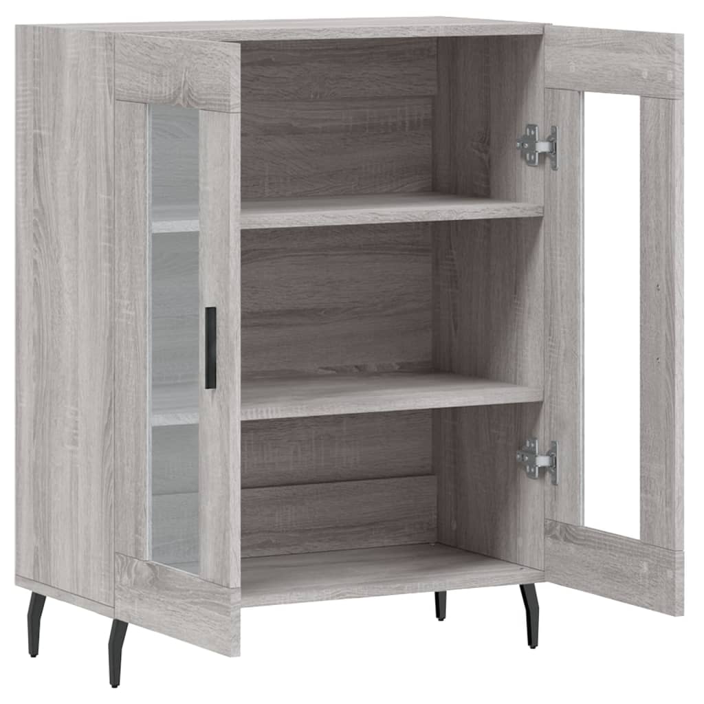 Buffet sonoma gris 69,5x34x90 cm bois d'ingénierie - XIOS