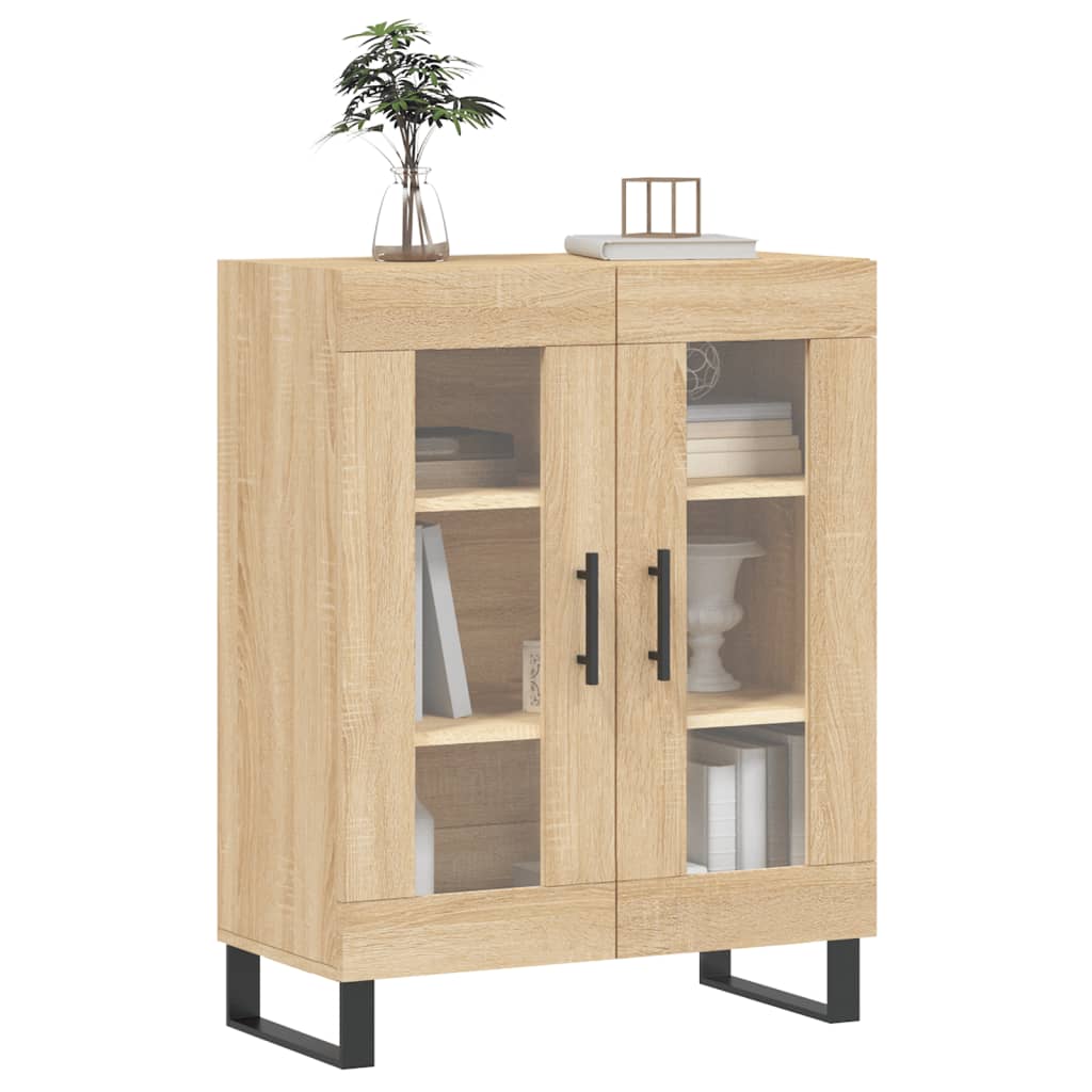 Buffet chêne sonoma 69,5x34x90 cm bois d'ingénierie - XIOS