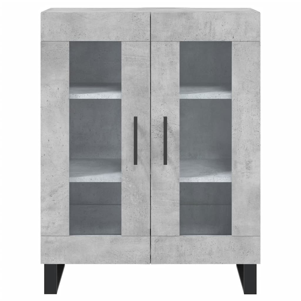 Buffet gris béton 69,5x34x90 cm bois d'ingénierie - XIOS
