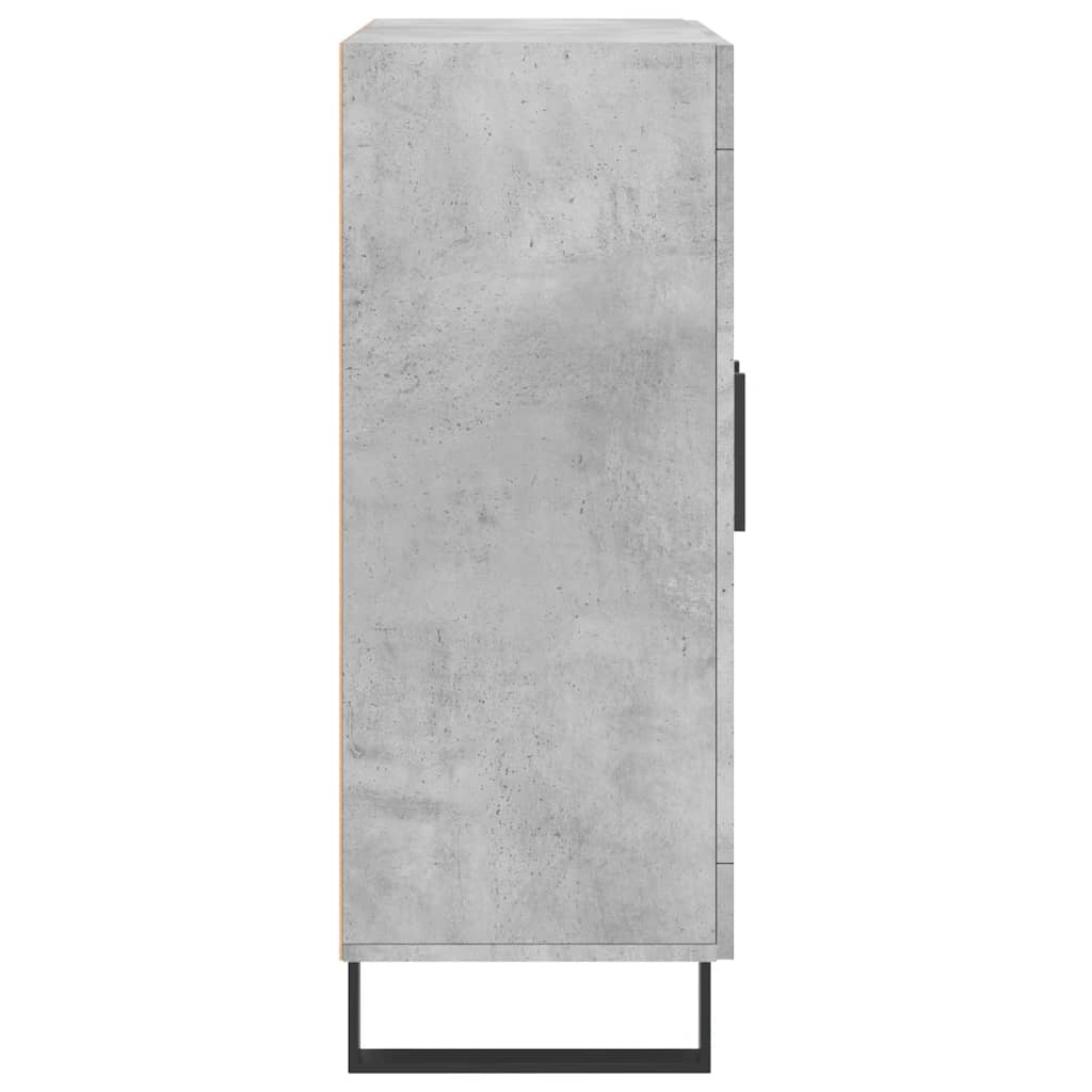 Buffet gris béton 69,5x34x90 cm bois d'ingénierie - XIOS