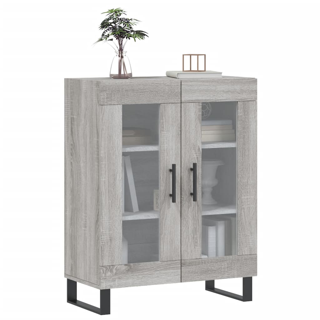 Buffet sonoma gris 69,5x34x90 cm bois d'ingénierie - XIOS